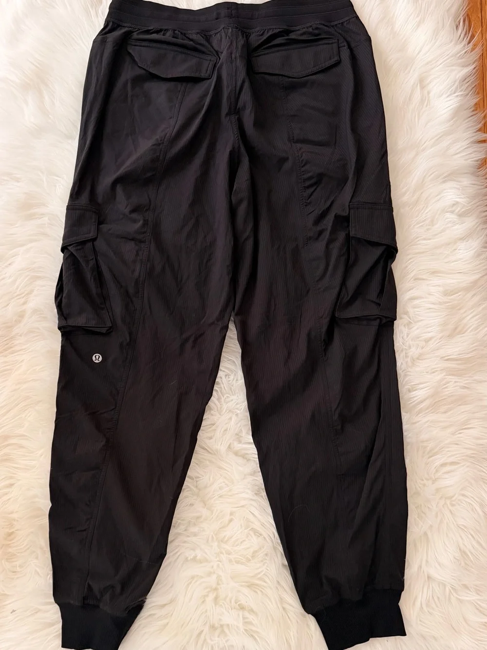 lululemon athletica Black Cargo Jogger Pants